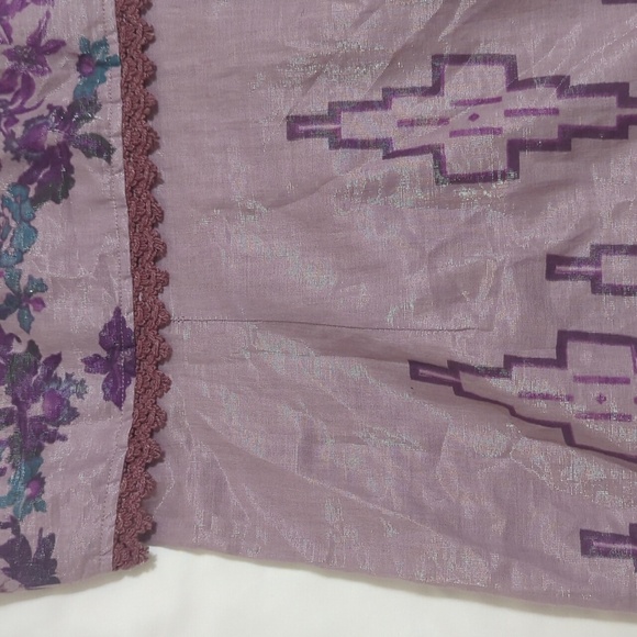 Free People Sleeveless Floral Mini Dress, Color Pearl Gray Size XS - Picture 5 of 14